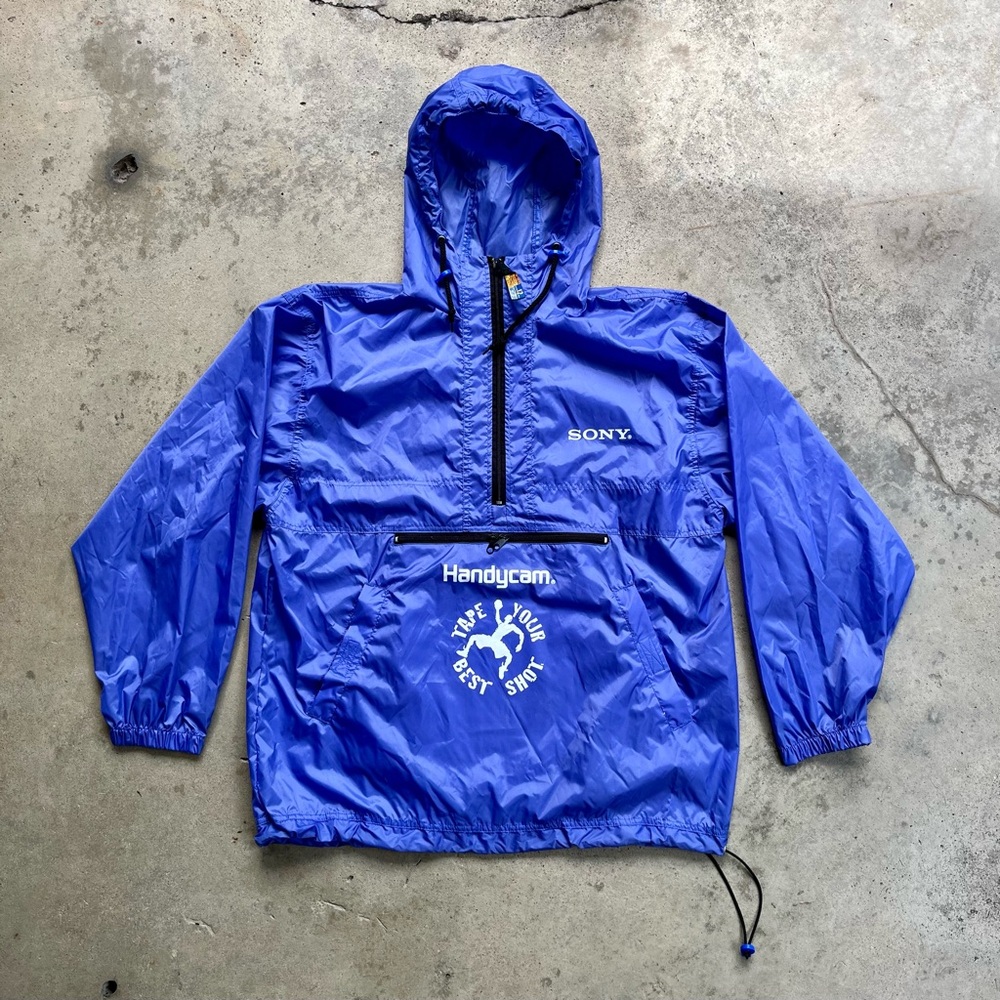 Vintage Sony Handycam Windbreaker Large